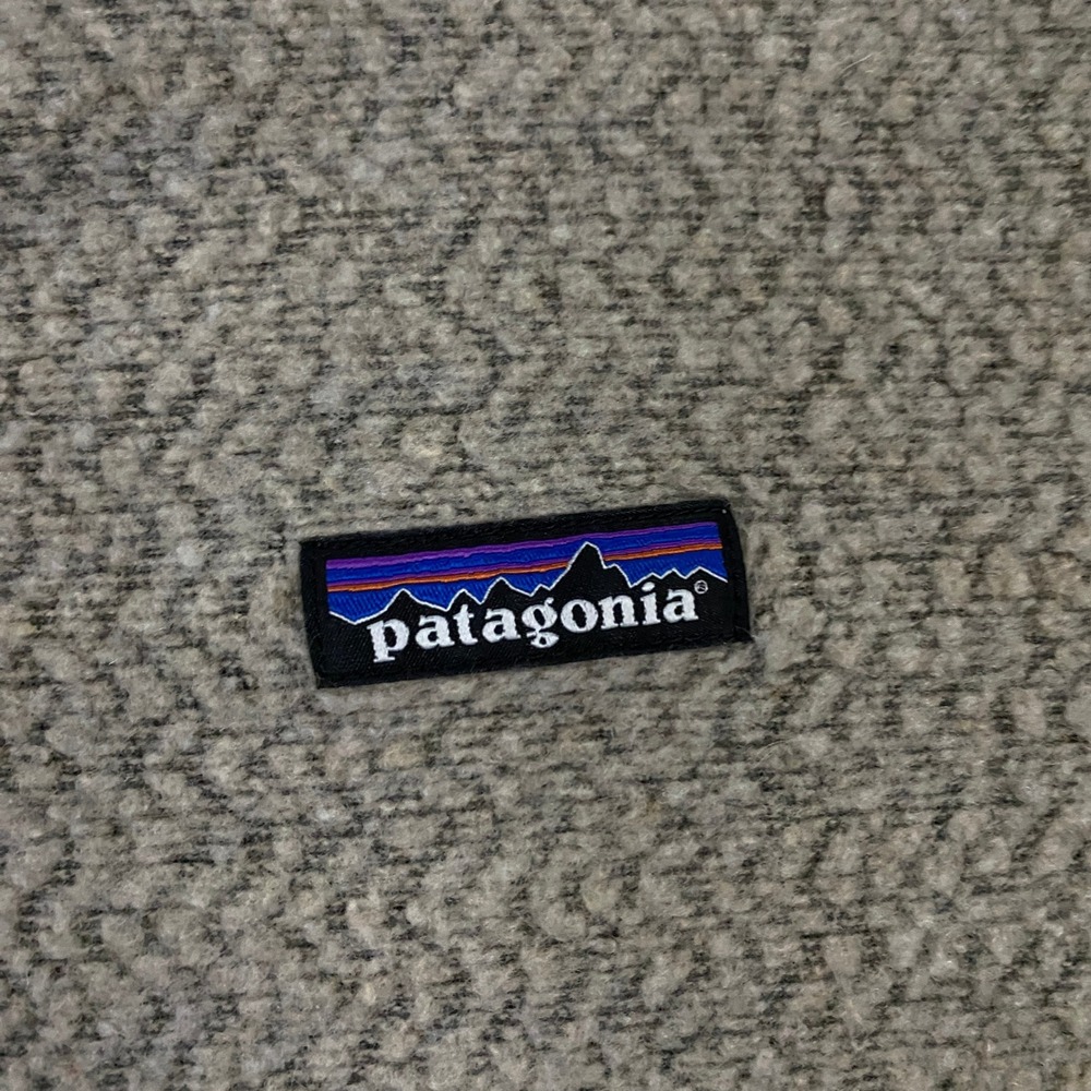 Patagonia Woolyester Fleece Pullover Womens Large Oatmeal Heather 26950 - Picture 2 of 14